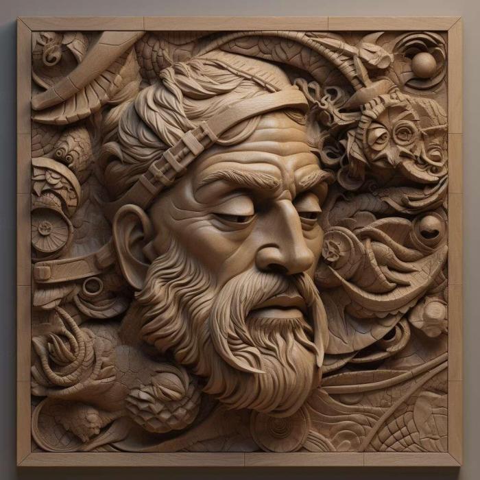 نموذج ثلاثي الأبعاد لآلة CNC 3D Art 